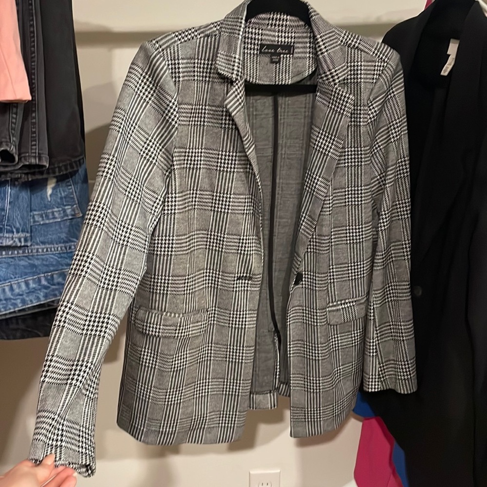 Womens plaid blazer